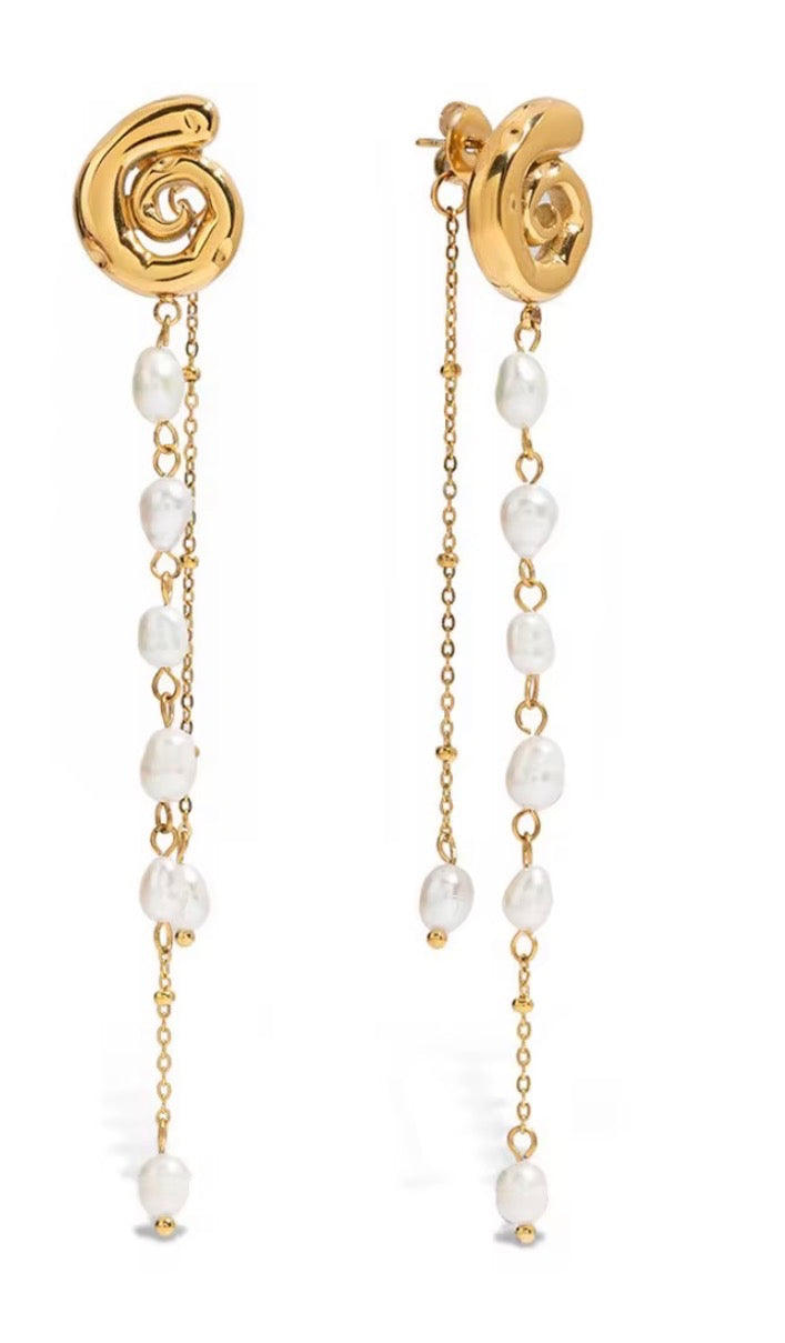 Celeste drop earrings