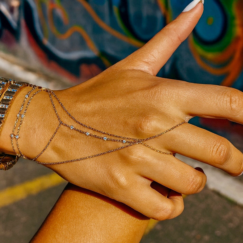 Golden Harmony Hand Chain