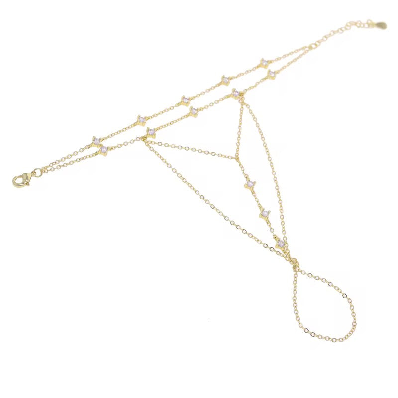 Golden Harmony Hand Chain