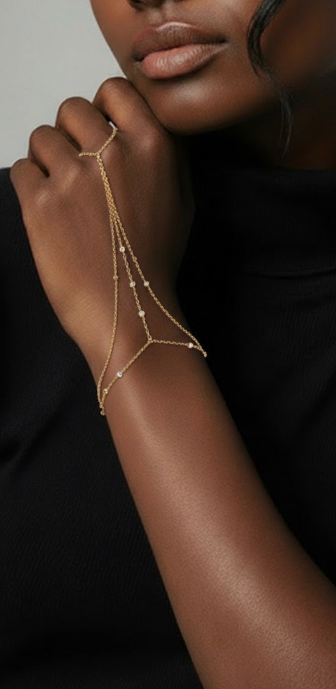 Golden Harmony Hand Chain