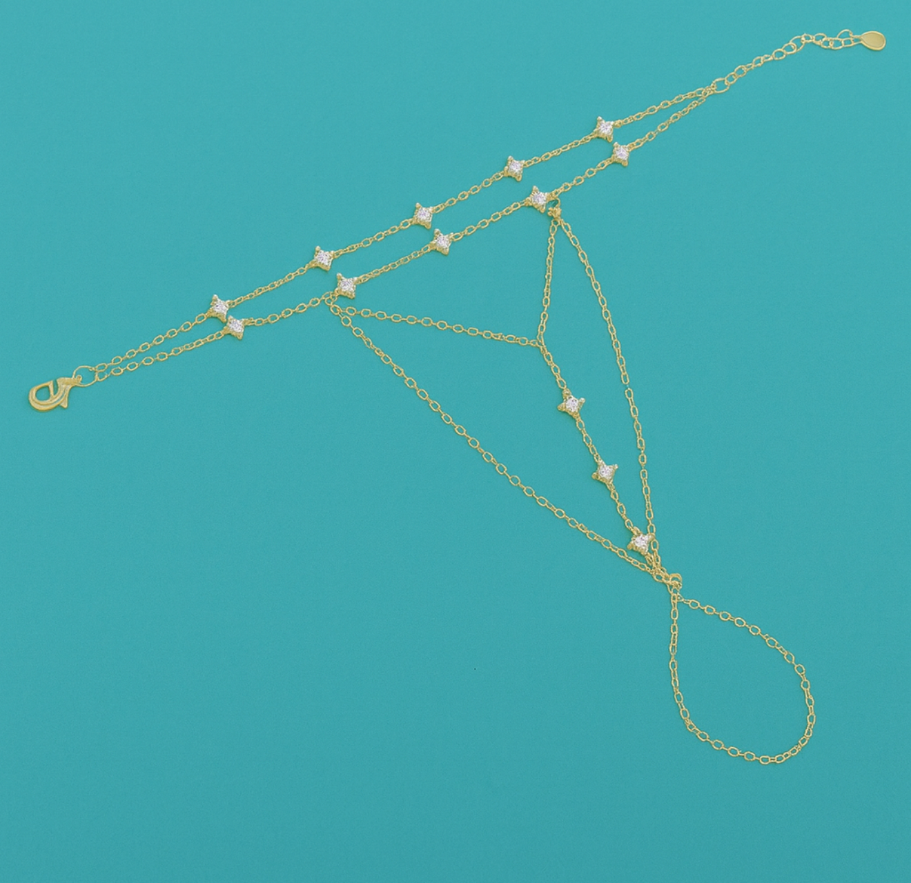 Golden Harmony Hand Chain