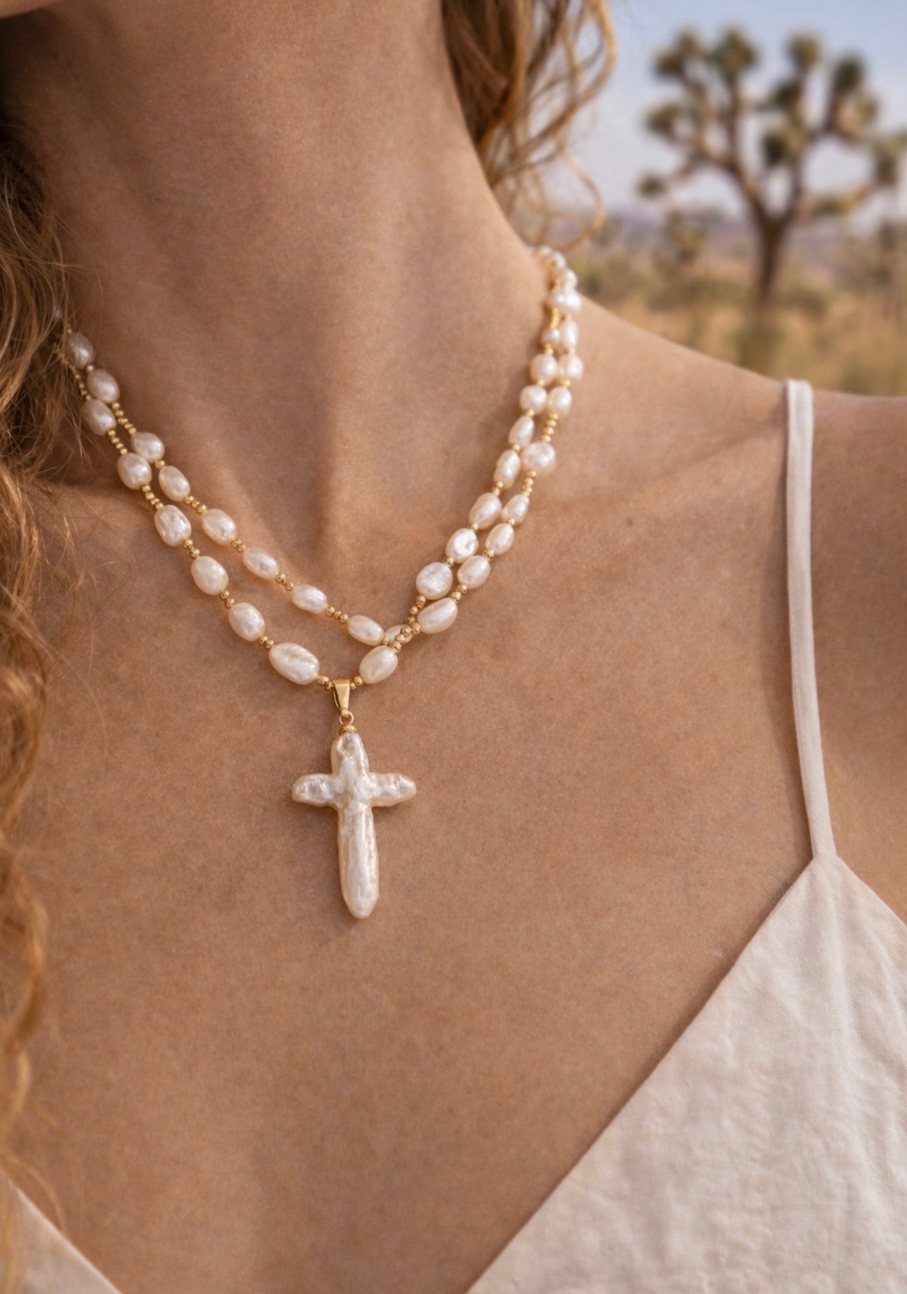 Desert Grace Cross Necklace.