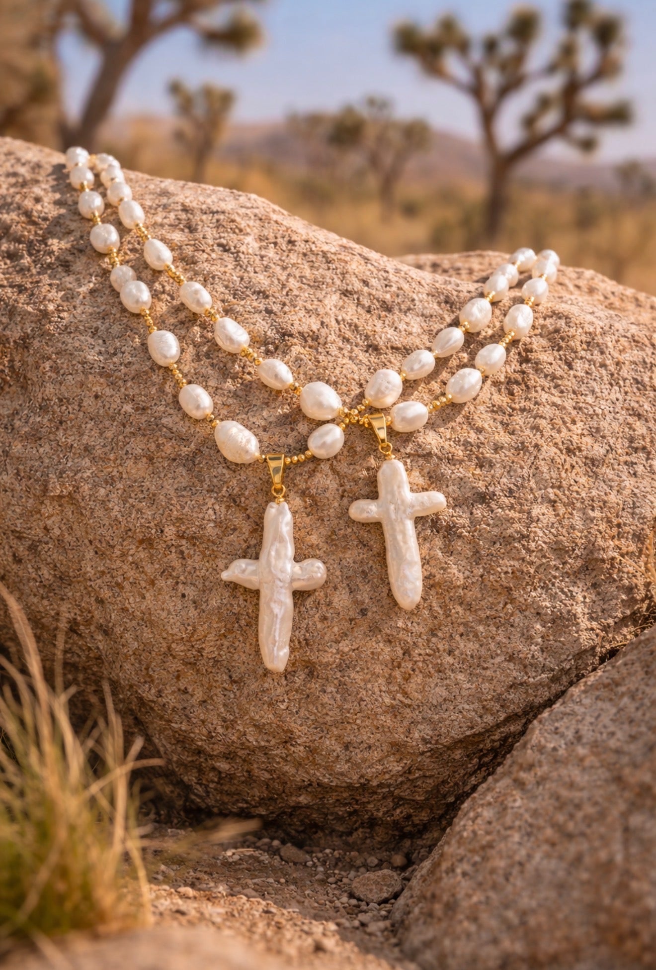 Desert Grace Cross Necklace.