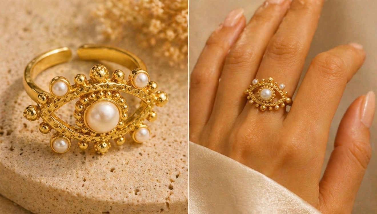 Golden Eye Protection Ring