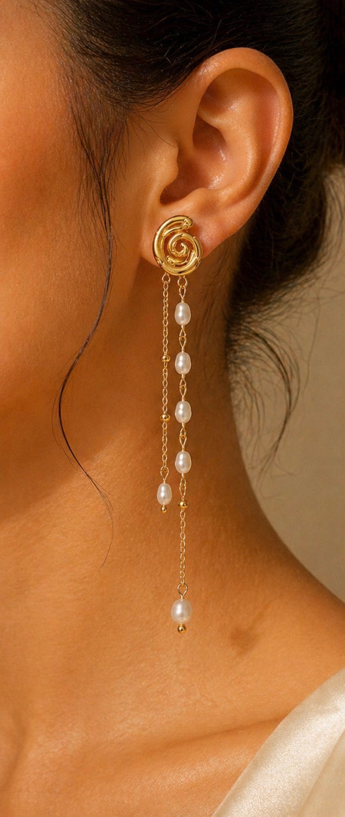 Celeste drop earrings