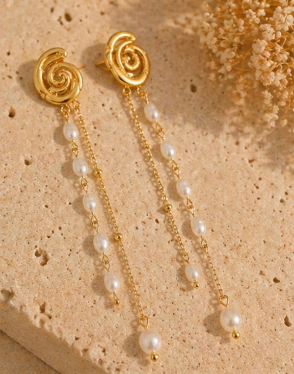 Celeste drop earrings