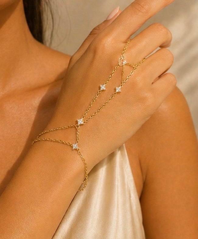 Golden Harmony Hand Chain