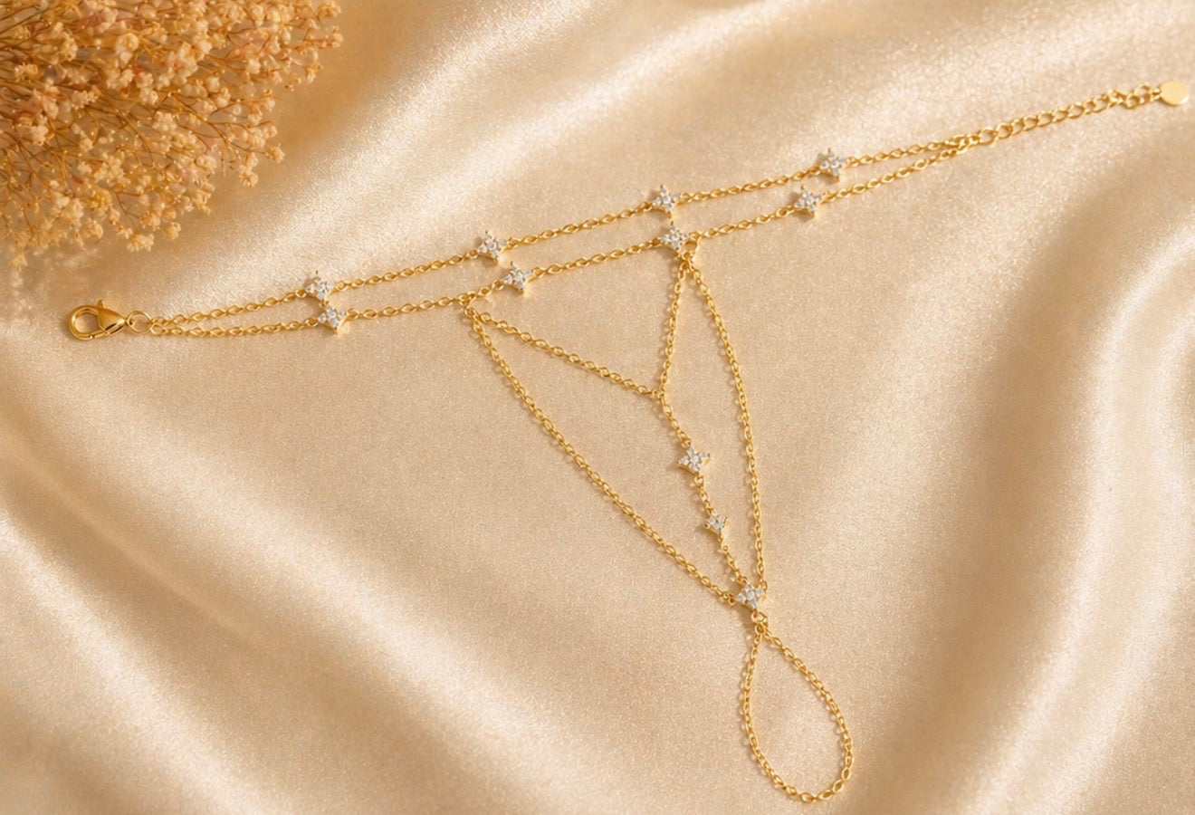 Golden Harmony Hand Chain