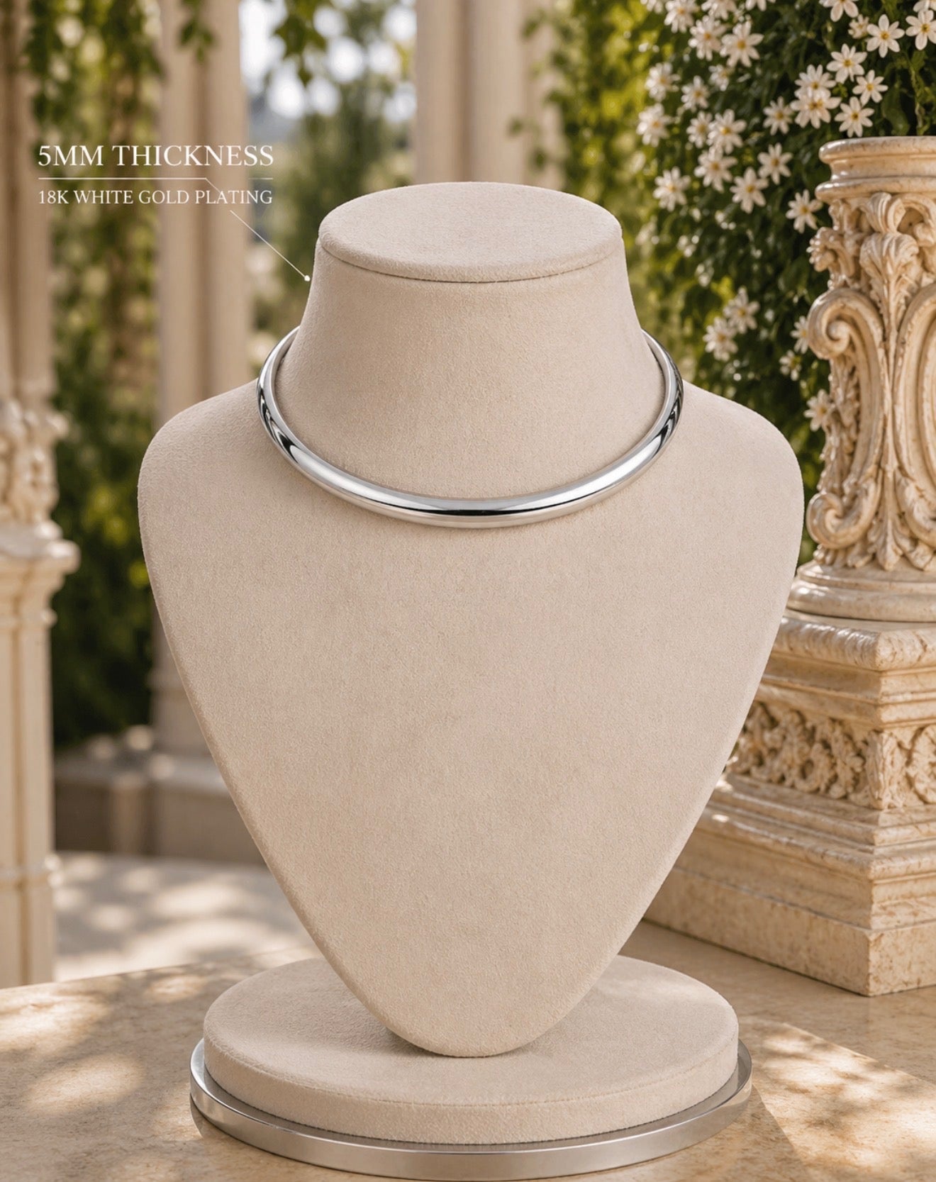 Luna Silver Choker