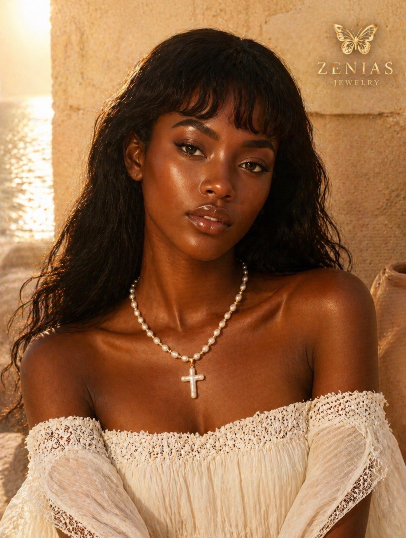 Desert Grace Cross Necklace.