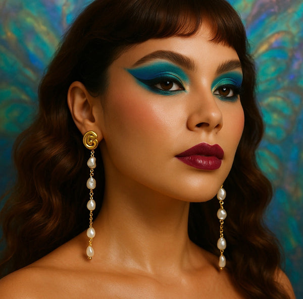 Celeste drop earrings